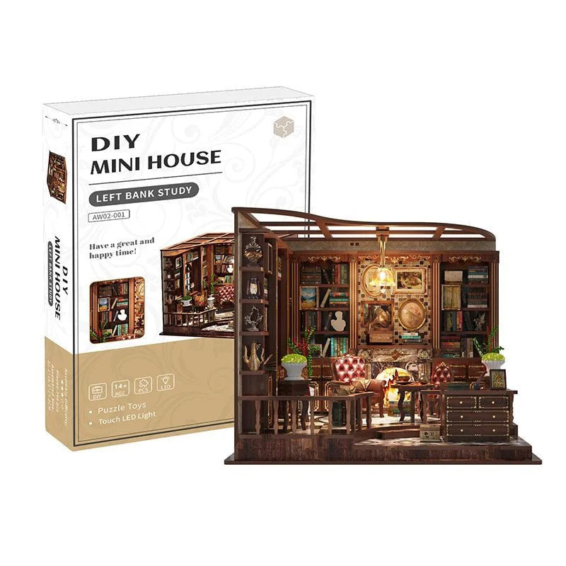 HiNooki - Left Bank Study HouseDIY Miniature House