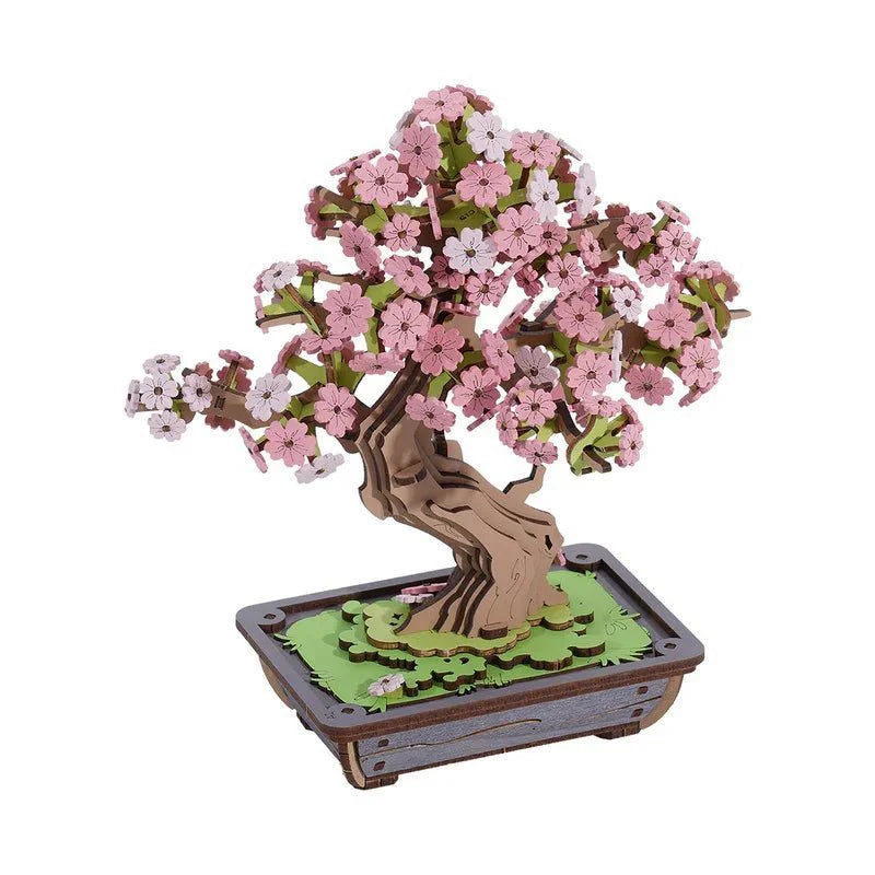 HiNooki - Sakura Bonsai3D Wooden Puzzles