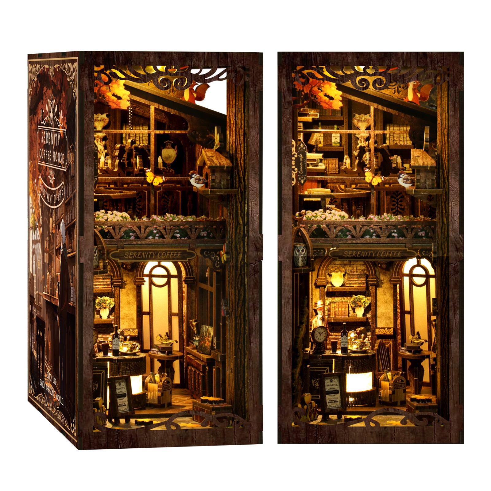 New DIY hut bookend 3D three-dimensional puzzle bookend model creative hand-assembled bookend OEM OEM