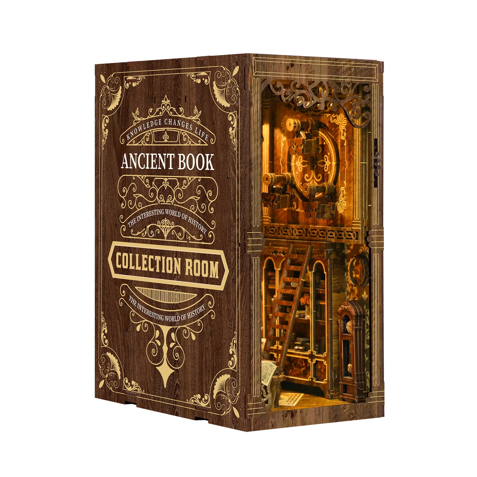 New DIY hut bookend 3D three-dimensional puzzle bookend model creative hand-assembled bookend OEM OEM