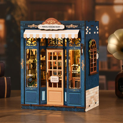 Pergola Reading Room New DIY hut bookend 3D three-dimensional puzzle bookend model creative hand-assembled bookend