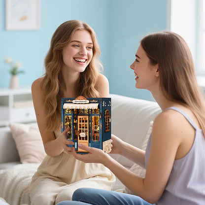 Pergola Reading Room New DIY hut bookend 3D three-dimensional puzzle bookend model creative hand-assembled bookend