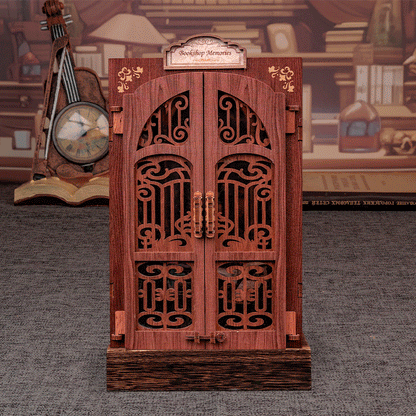 Bookshop Memories DIY Book Nook Kit by HiNooki _ Miniature Bookshelf Insert | Book Lovers Gift, Cozy Home Decor.