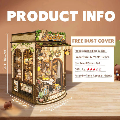 HiNooki - Bear BakeryBook Nook