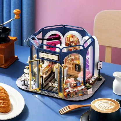 HiNooki - Book CafeDIY Miniature House