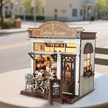 HiNooki - Coffee ShopDIY Miniature House