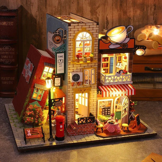 HiNooki - Coffee VillaDIY Miniature House
