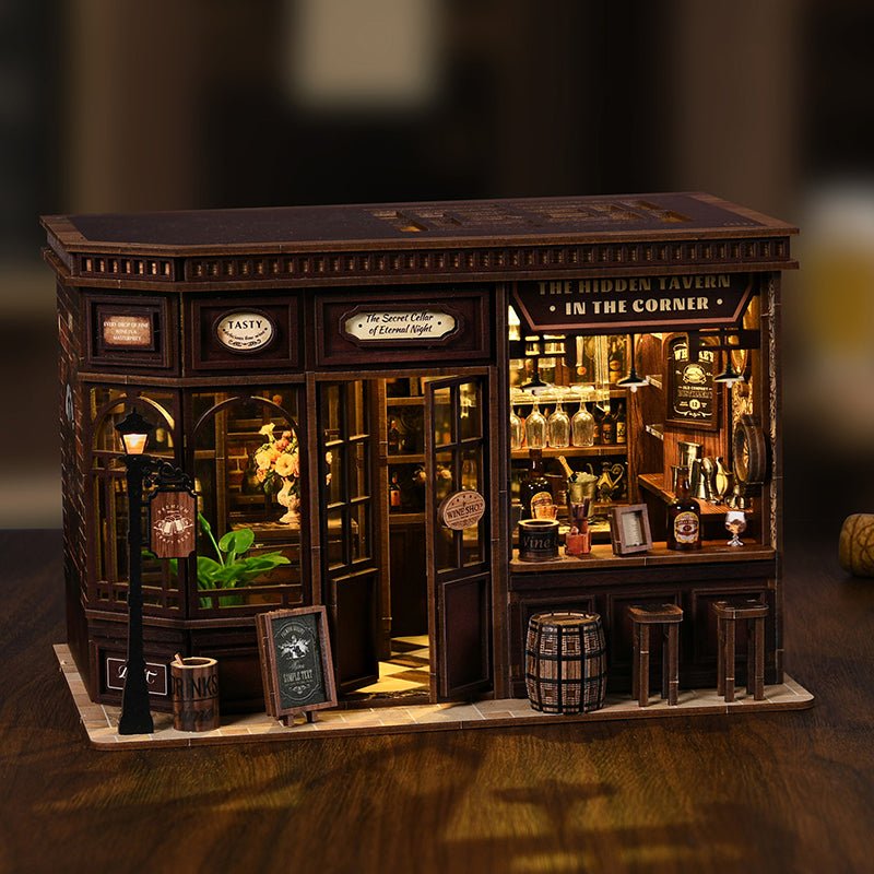 HiNooki - Corner TavernDIY Miniature House