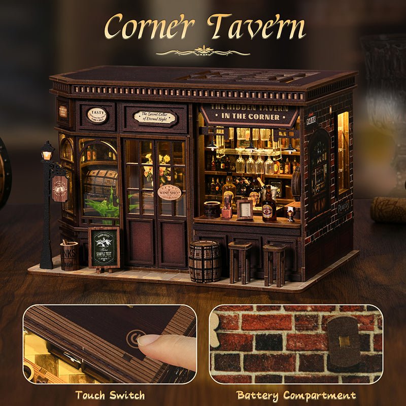 HiNooki - Corner TavernDIY Miniature House