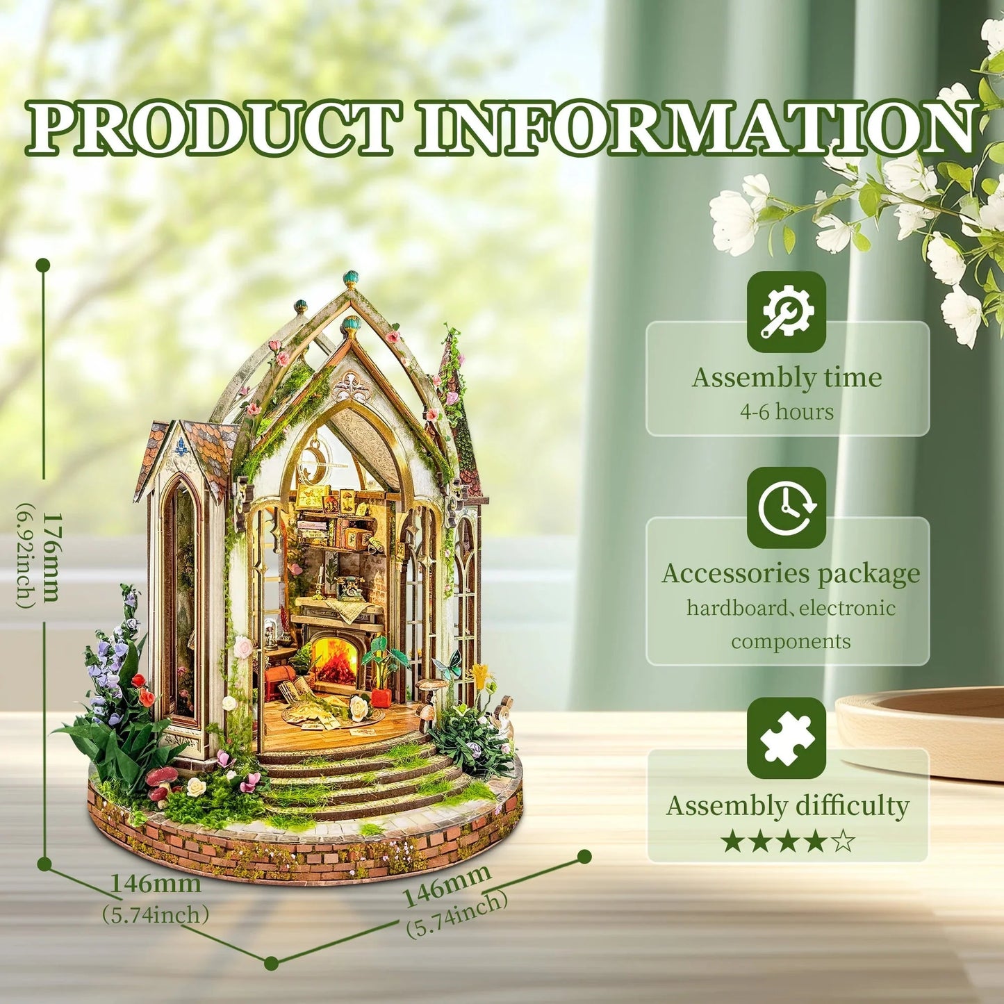 HiNooki - Dreamland Floral StudioBook Nook