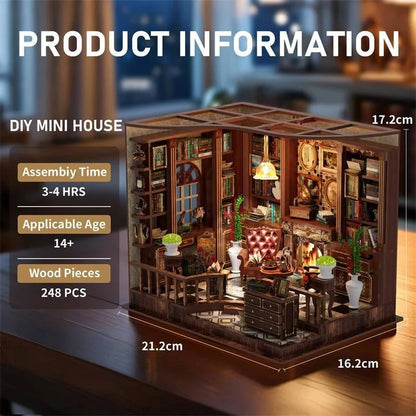 HiNooki - Left Bank Study HouseDIY Miniature House
