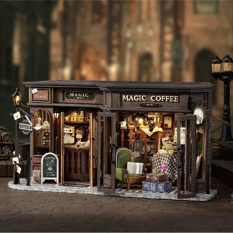 HiNooki - Retro Magic Coffee ShopDIY Miniature House