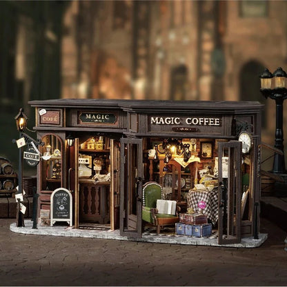 HiNooki - Retro Magic Coffee ShopDIY Miniature House