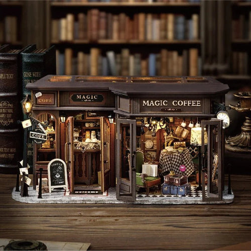 HiNooki - Retro Magic Coffee ShopDIY Miniature House