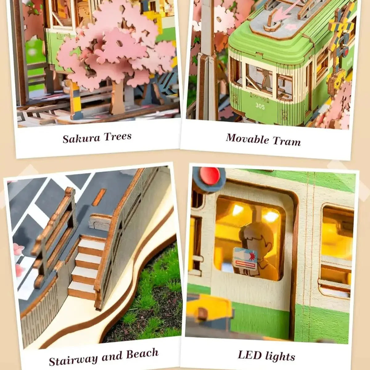 HiNooki - Sakura Journey3D Wooden Puzzles