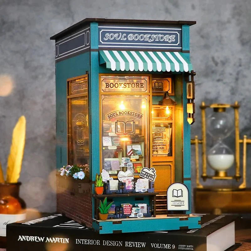 HiNooki - Soul BookstoreDIY Miniature House