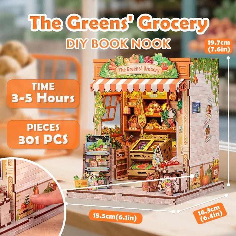 HiNooki - The Green's GroceryBook Nook